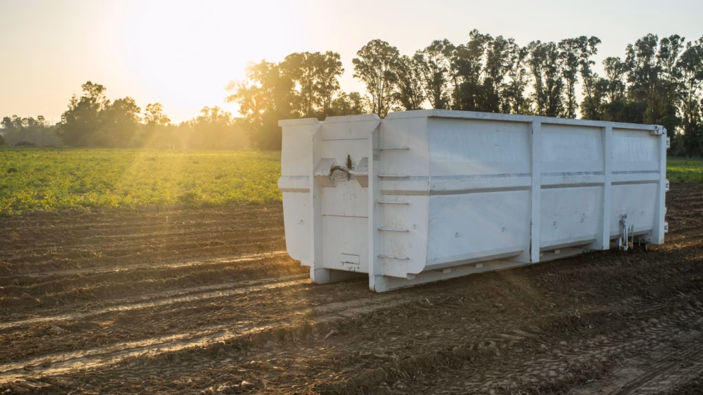 Roll-off dumpster rental near Augusta, GA for construction debris removal and job site cleanup.